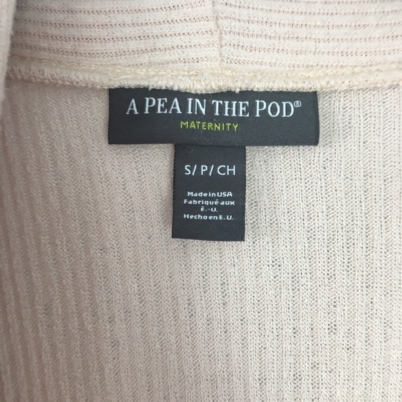 PEA IN THE POD LAYERING MATERNITY RIBBED CARDIGAN - Picture 5 of 6